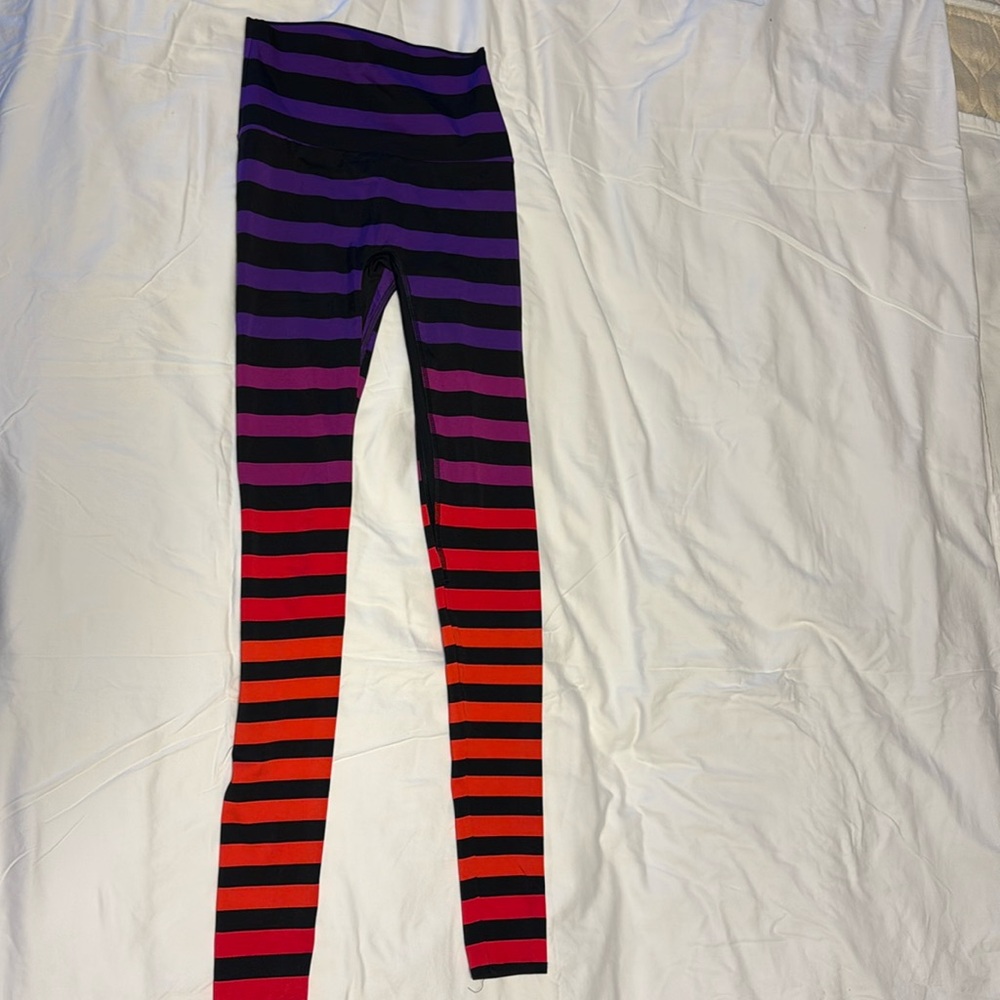 K-Deer Full-length leggings, small, stripes